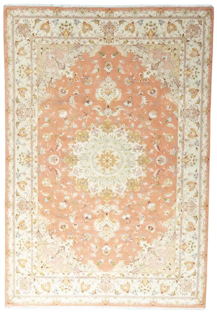 Tabriz Tappeto persiano 290 x 200 Rosso (Iran) Annodato A Mano