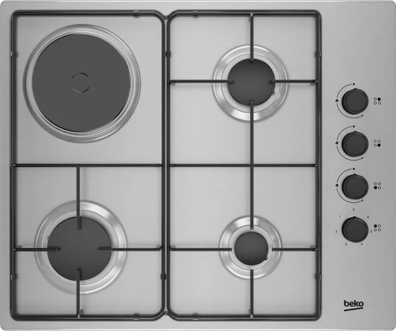 Piano cottura gas Beko HIGM 64123 SX