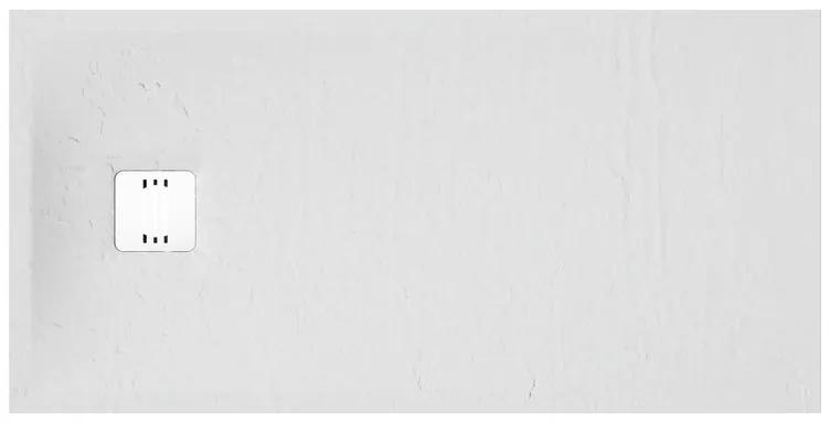 Piatto doccia ultrasottile SENSEA in ferro Remix 70 x 140 cm bianco
