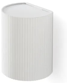 FARO 40526 - Applique SOLE 1xGU10/8W/230V bianco ondulato arrotondato