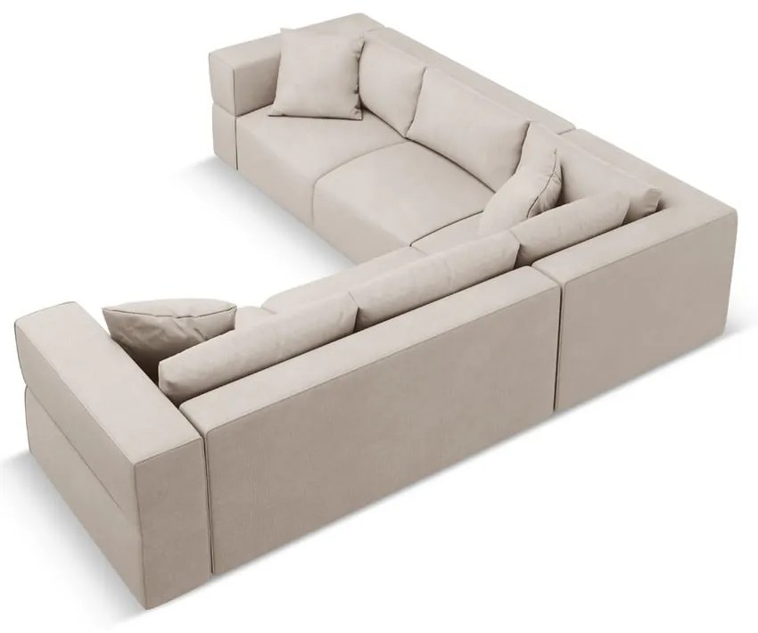 Divano angolare variabile beige Esther - Milo Casa