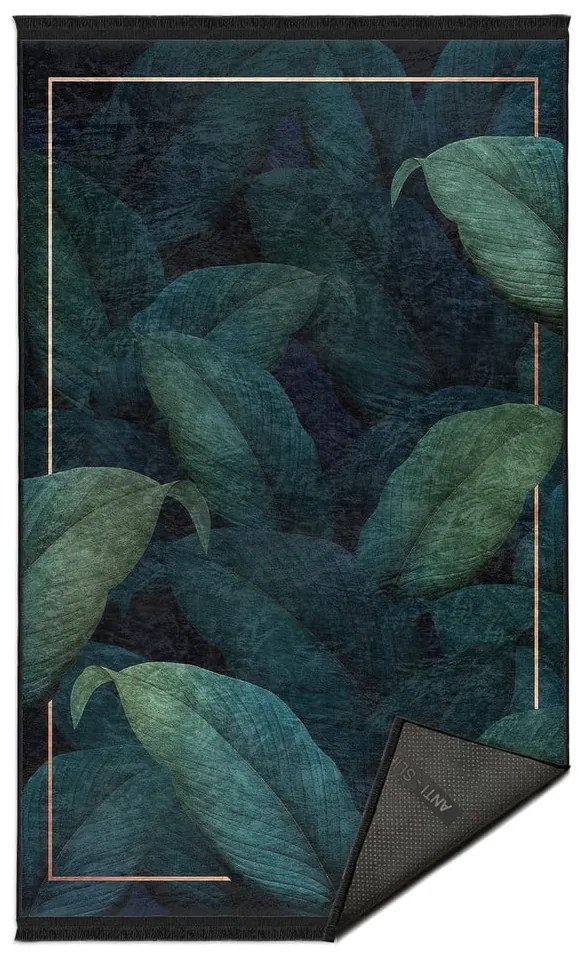 Tappeto color petrolio lavabile 80x150 cm Unique – Mila Home