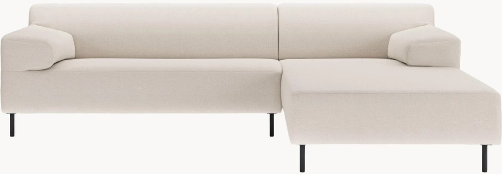 Divano angolare grigio argento/nero freistil180