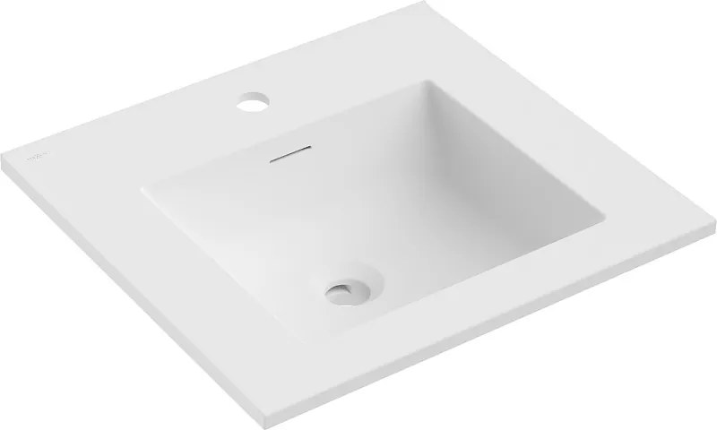 Mexen Otis lavandino da incasso in piano 51 x 46,5 cm, bianco opaco - 25185001