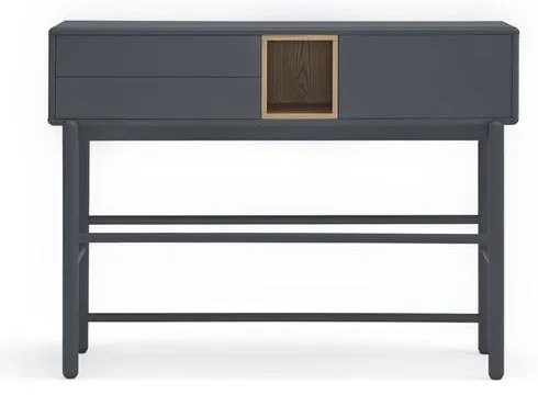 Consolle grigio scuro 35x120 cm Corvo - Teulat