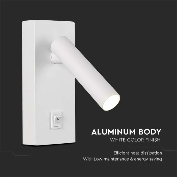 Luce Spot da parete a LED LED/2W/230V 3000K bianco