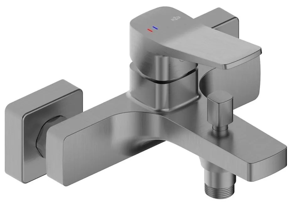 KFA Armatura 4524-010-61 - Miscelatore per vasca MALAGA grigio metallizzato