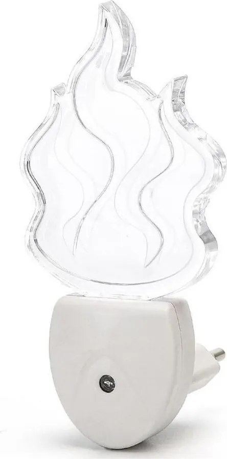 Aigostar - Luce notturna LED RGB con sensore LED/0,5W/230V fiamma