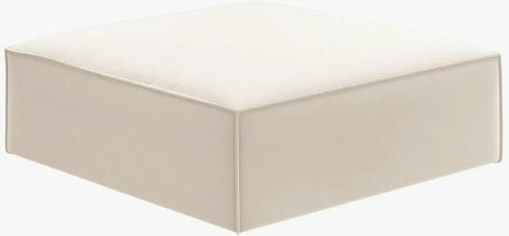 Pouf Kaelle in velluto - L100 cm