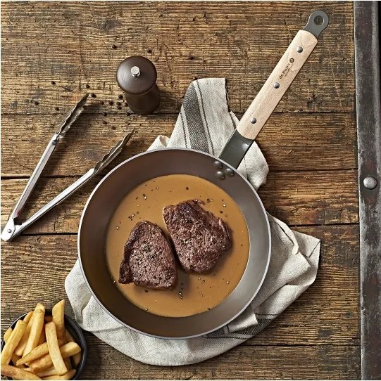 De Buyer 5710.26 - Padella MINERAL B BOIS 26 cm in acciaio