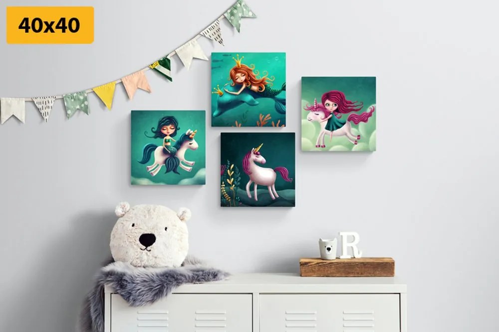 Set di quadri – Creature fiabesche