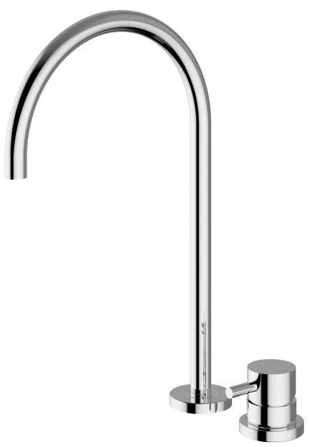 Miscelatore lavabo 2 fori da piano con canna alta e scarico click clack cromo 73385 Jabil