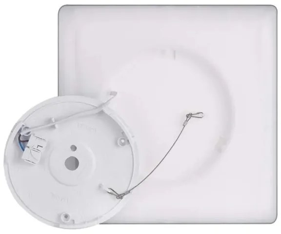 Plafoniera LED FLORI LED/18W/230V 4000K nero 29x29 cm