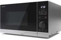 SHARP YC-PS234AE-S - FORNO A MICROONDE 23LT - 900W - CONTROLLO DIGITALE - 11 LIVELLI DI POTENZA - BLACK/SILVER