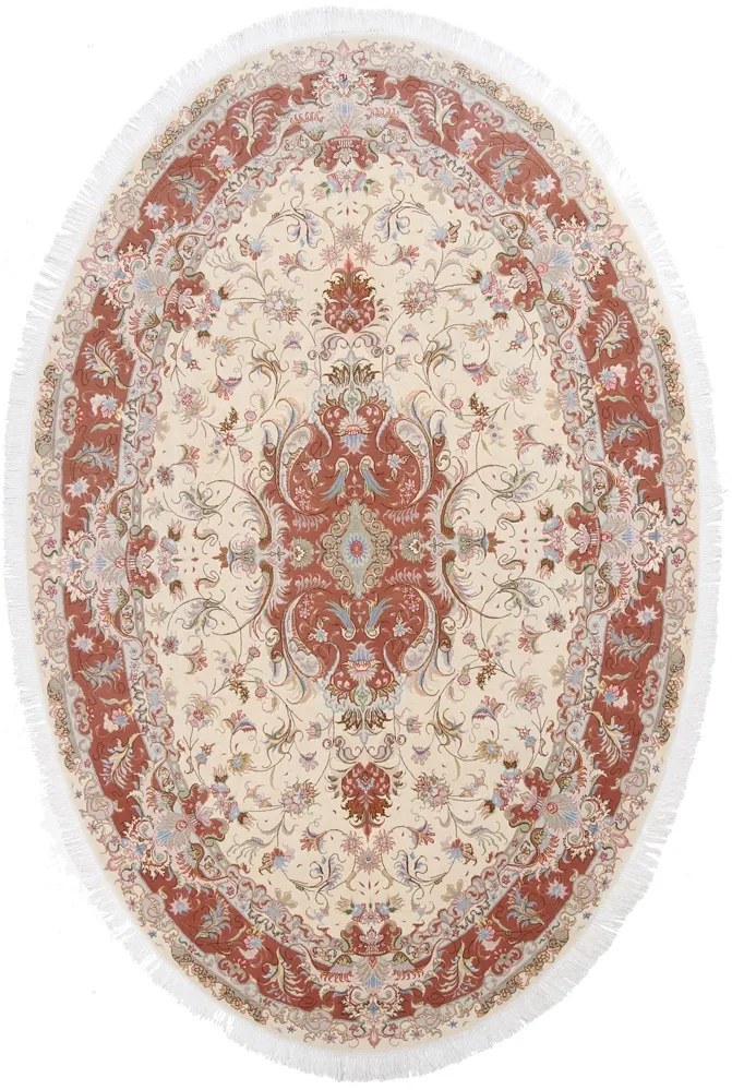 Tabriz Tappeto persiano 300x200 Marrone (Iran) Annodato A Mano