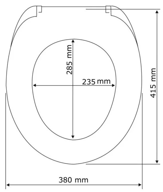 Sedile WC a chiusura facilitata News, 45 x 38,8 cm Frog - Wenko