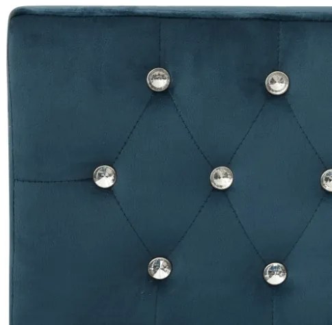 Panca 110 cm in Velluto Blu