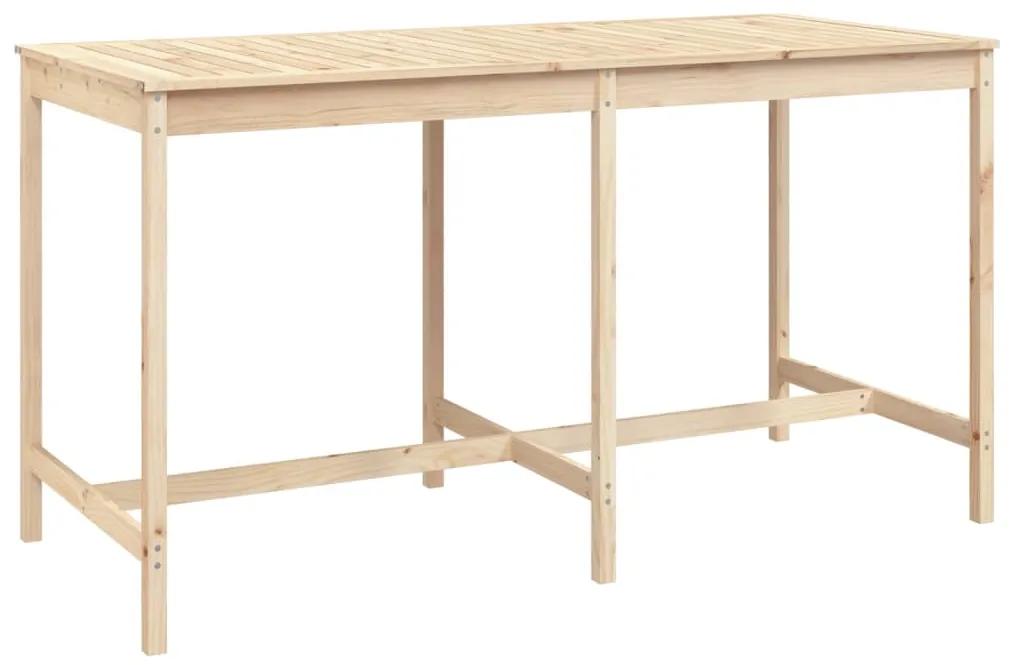 Tavolo da giardino 203,5x90x110 cm in legno massello di pino