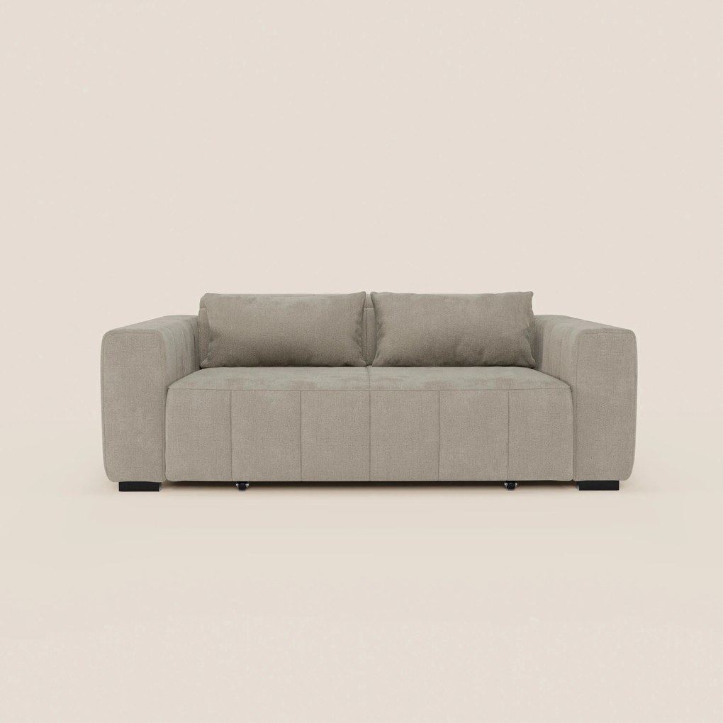 Doric divano 3 posti con sedute allungabili tramite relax elettrico - poggiatesta reclinabile in tessuto smacchiabile T23