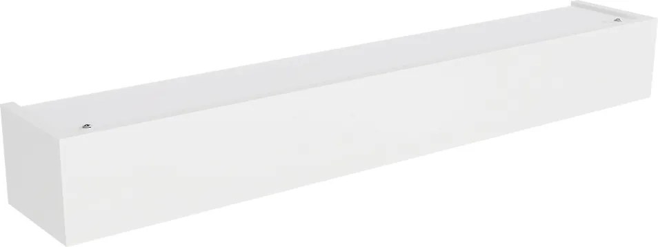 Applique da Parete 2xE14 Rettangolare 45cm in Gesso Pitturabile