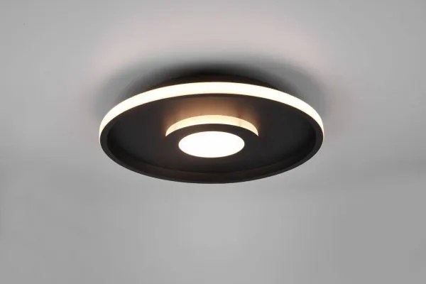 Plafoniera ascari led con dimmerazione nero 680819332