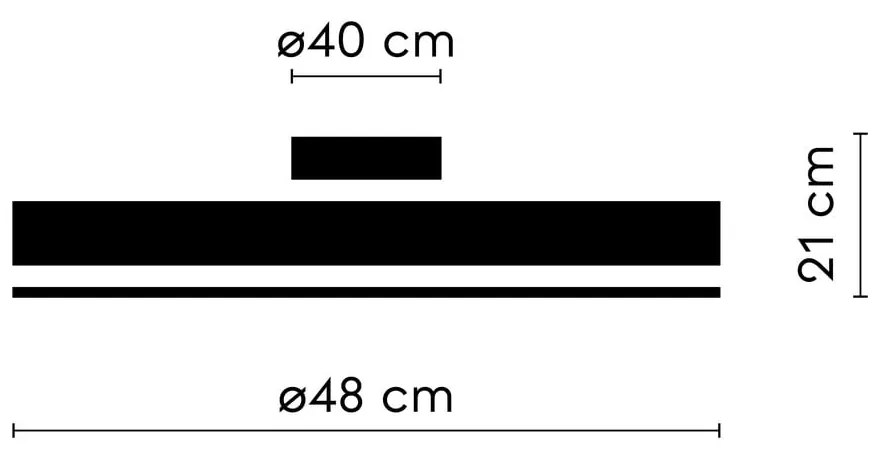 Plafoniera a LED bianca con telecomando e ventilatore Alan Move - SULION