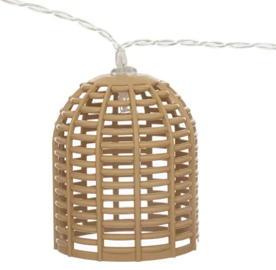 Atmosphera - Catena decorativa solare a LED AIA 10xLED 3,35m IP44 bianco caldo