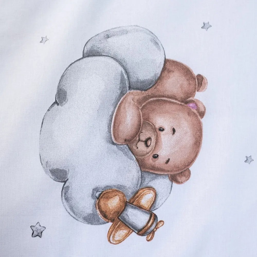 Biancheria da letto per bambini in cotone per culla 100x135 cm Medvídek "Plane" – Jerry Fabrics