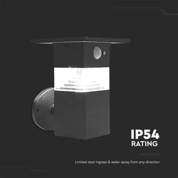 Applique a LED solare con sensore LED/2,5W/3,7V IP54 3000K 2200 mAh