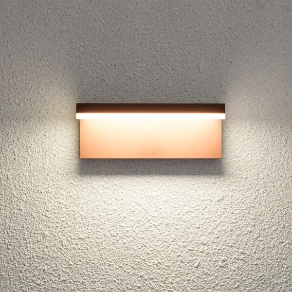 Brilagi - Applique da esterno LED TESSI LED/10W/230V marrone IP54