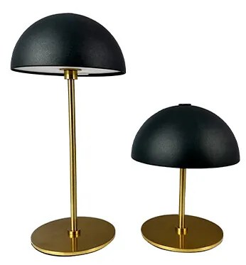 DybergLarsen - Along Mini Portable Lampada da Tavolo 2pcs. Black/Brass DybergLarsen