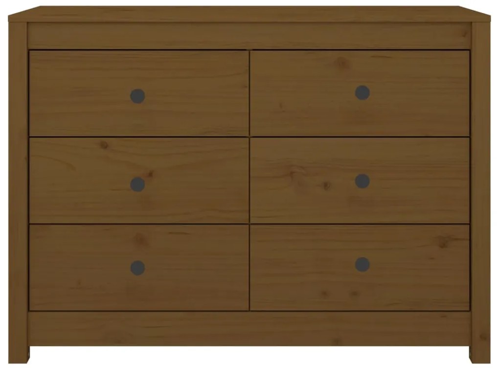 Armadietto miele 100x40x72 cm in legno massello di pino