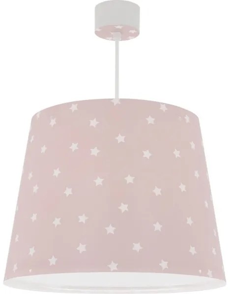 Dalber 82212S - Lampadario per bambini STAR LIGHT 1xE27/60W/230V rosa