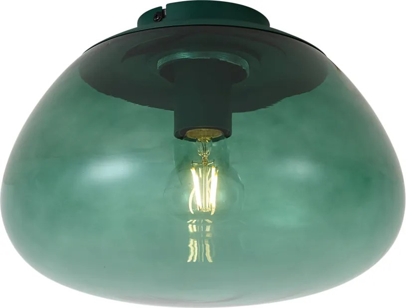 Plafoniera di design verde con vetro verde - Giselle