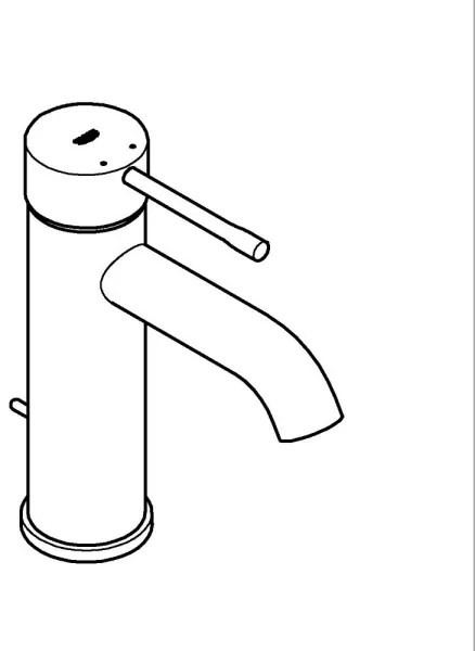 GROHE 23589001 - Miscelatore lavabo ESSENCE misura S, cromo lucido