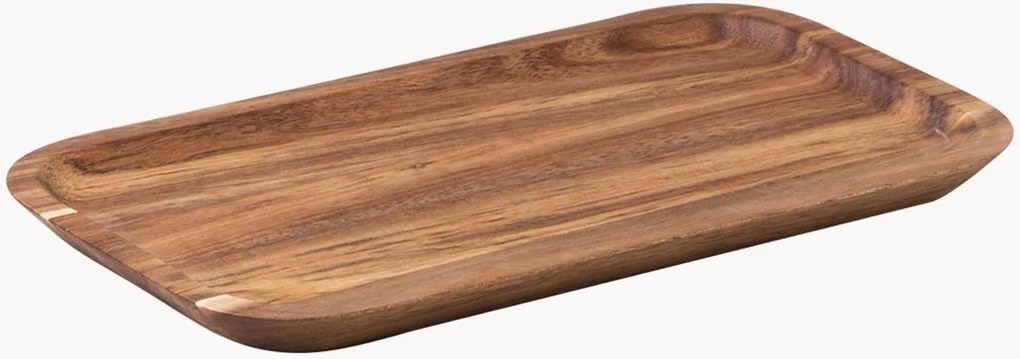 Vassoio da portata in legno di acacia Flow