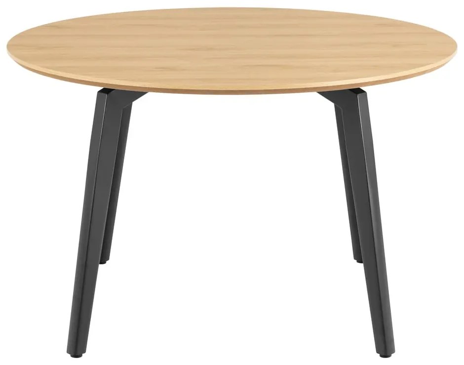 Tavolo da pranzo rotondo con piano effetto rovere ø 120 cm Cadiz - Actona