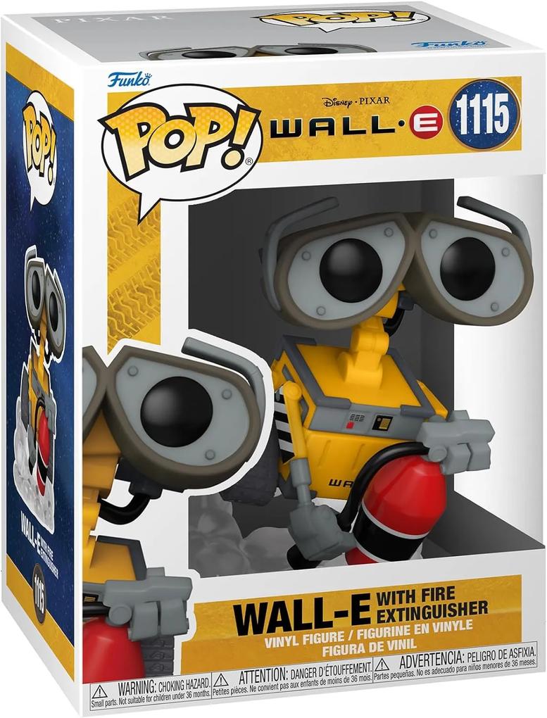 Funko Pop Disney Wall-E Wall-E Vola con Estintore - Figura in vinile - Altezza 9,5 cm circa.
