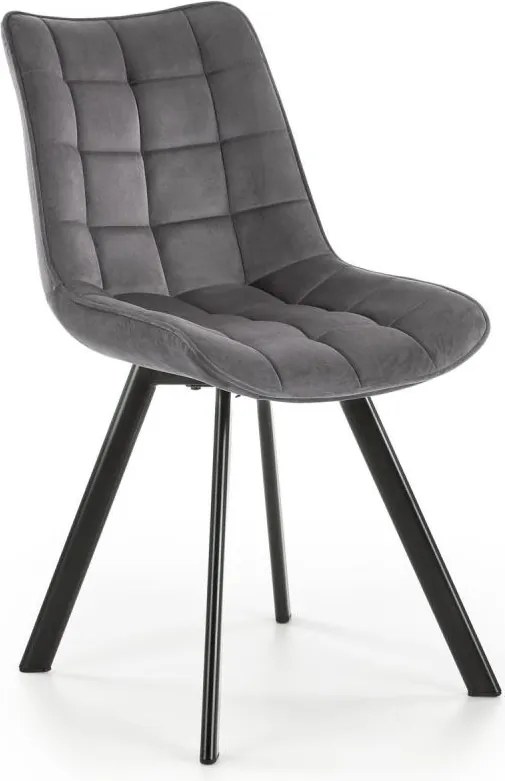 Sedia da pranzo COMORO 1 pz grigio scuro