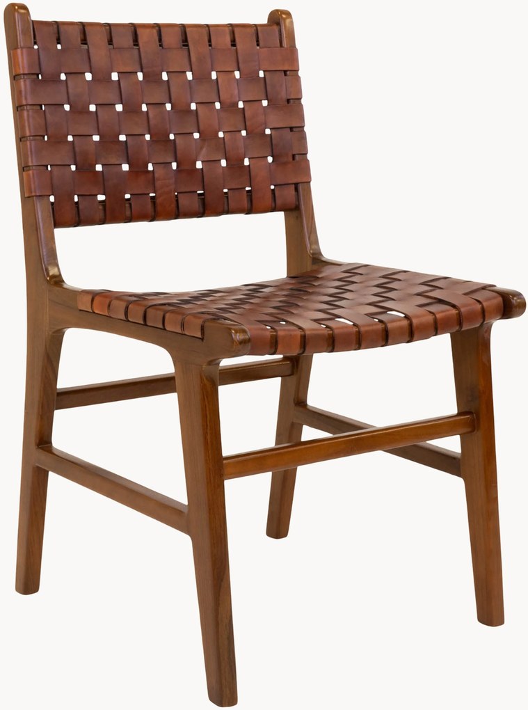 Set di 2 sedie in legno in legno di teak Perugia