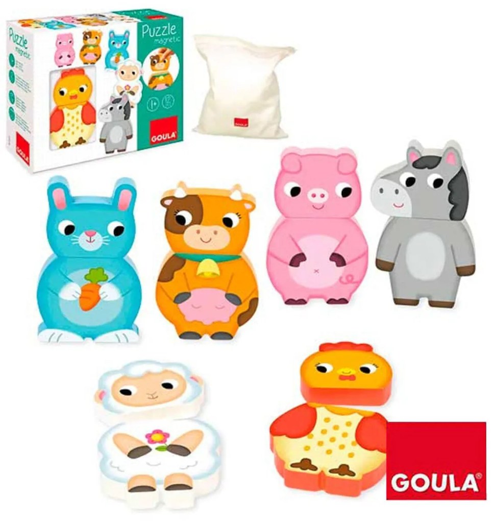 Puzzle in Legno Personalizzabile Goula Goula 455245 (12 pcs)