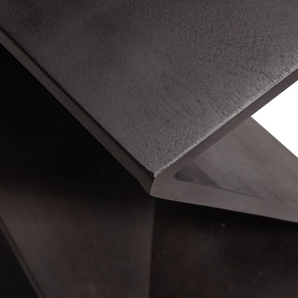 Tavolino in acacia massiccia 41x41 cm Ikem – WOOOD