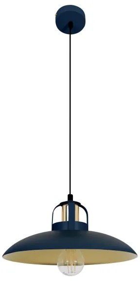 Brilagi - LED Lampadario a sospensione con filo FLAMENGO 1xE27/60W/230V blu