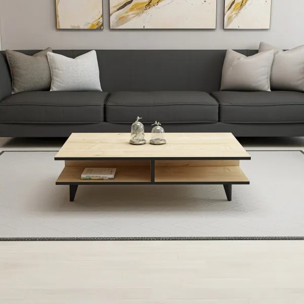 Tavolino DIAMOND marrone/nero