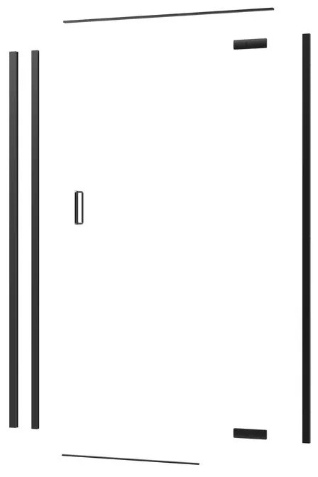 Kit di installazione telaio e ferramenta per cabine doccia ad apertura girevole Neo L 120 x H 200 x P 120 cm laccato opaco