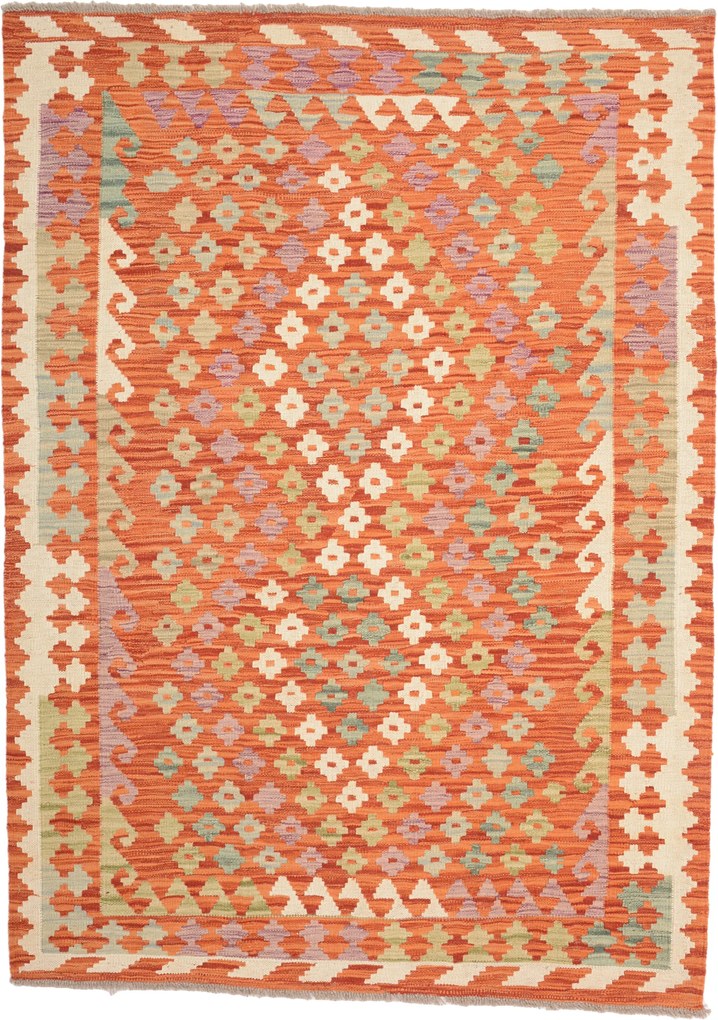 Kilim Tappeto orientale 140 x 190 (Pakistan) Annodato A Mano