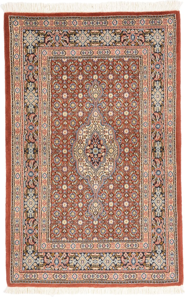 Moud Tappeto persiano 130x80 (Iran) Annodato A Mano