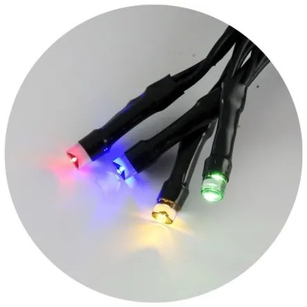 Catena natalizia LED da esterno 50xLED/2 funzioni 5,4m IP44 multicolore