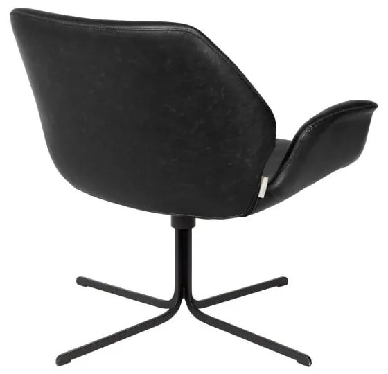 Sedia nera Nikki - Zuiver