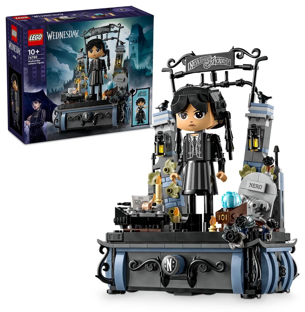 Personaggio di Mercoledì Addams Lego Wednesday